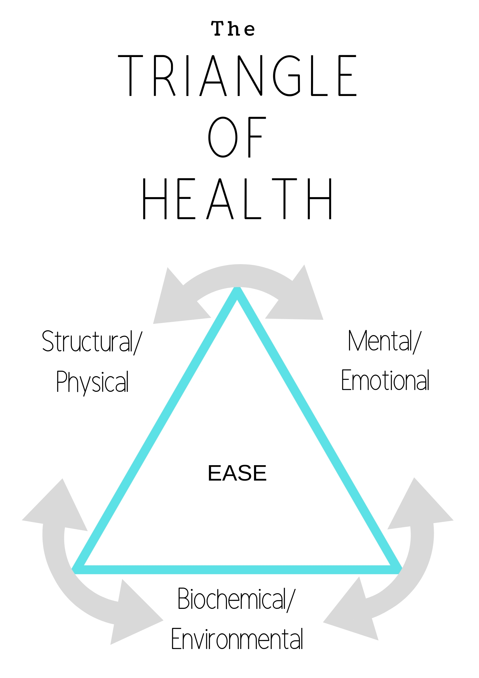 Kinesiology Triangle of Health